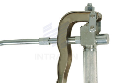 Squeeze Handle 400Bar Grease Control Valve With 1/4&quot; Female Inlet 360˚ Swivel