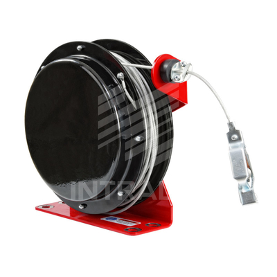 Industrial Steel Static Grounding Reels Alligator Clamp For Refueling Stations