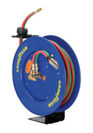 Retractable Welding Hose Reel 65ft. 1/4'' Auto Rewind Oxygen Acetylene Wall