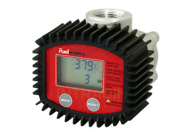 Digital Fuel Flow Meter With LCD Display 1 Inch Inlet Outlet