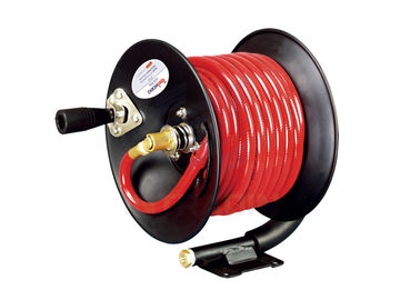 Air And Water Hand Crank Hose Reel With Corrosion Resistant Powder Coating