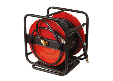 Universal Rotation Air And Water Hose Reel For PU / PVC / Hybrid / Polymer Hose