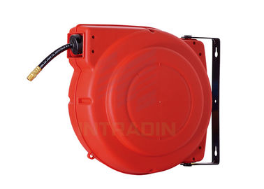 Polypropylene Plastic Air And Water Spring Driven Hose Reel With PVC Hose