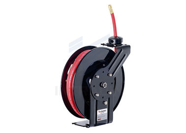 Air Water Grease Hydraulic Steel Retractable Air Hose Reel Multi Position Locking Ratchet