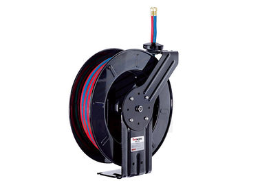 Acetylene / Oxygen Air And Water Welding Hose Reel With Full Flow Swivel Joint