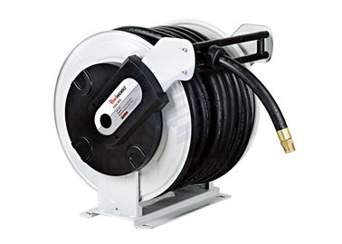 Vehicle / Workshop Air And Water Hose Reel 25 Meter Hose Length , Oil  Hose Reels