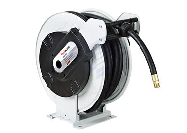 Vehicle / Workshop Air And Water Hose Reel 25 Meter Hose Length , Oil  Hose Reels