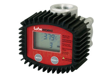 High Accuracy 30 Liter Digital Oil Meter With Low Battery Indicator / Liquid Flowmeter