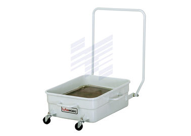 17gal Waste Oil Drain Cart For Vehicle With 1 / 1 Oil Pump 1 / 2" BSP Connection