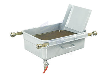 17gal Waste Oil Drain Cart For Vehicle With 1 / 1 Oil Pump 1 / 2" BSP Connection