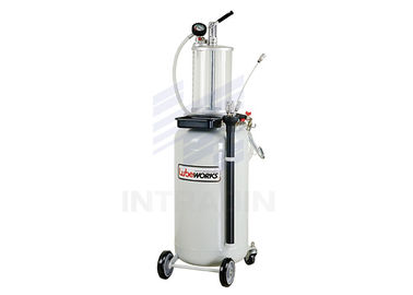 Vacuum Charged Unit / Car Pneumatic Waste Oil Drainer 8 Liters With Trolley