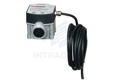 10 - 100 LPM Flow Rate Oval Gear Inline Fuel Flow Meter With 15 Meters Length Of Cord