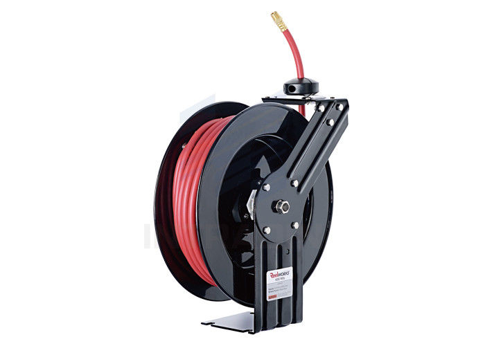 Spring driven full flow solid swivel joint Retractable Water Hose Reel SBR Rubber