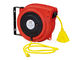 Plastic Housing Electric Spring Driven Cable Reel With Ratch Double Adjustment